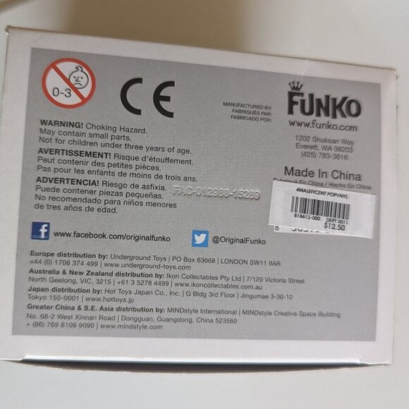 NWT Maleficent 09 Disney Funko POP! Collectible Vinyl Figure Sleeping Beauty NIB - Picture 7 of 7